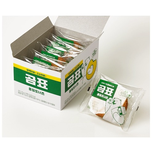 곰표 통밀 도너츠 40gx6개입 총 24개 맛있는 간편 깔끔 개별 단체 포장 위생  탕비실 한국