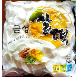 업소용 식당 식자재 재료 금성 쌀떡국떡 1.4kg X10