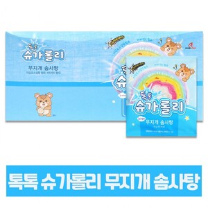 톡톡 슈가롤리 무지개 솜사탕 13g 1박스 (15개입)