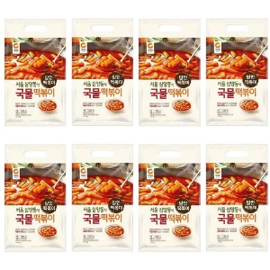 청정원 삼양동식 국물떡볶이 380g x 8개 맛있는 간식 반찬 안주 야식 간편한 조리 요리